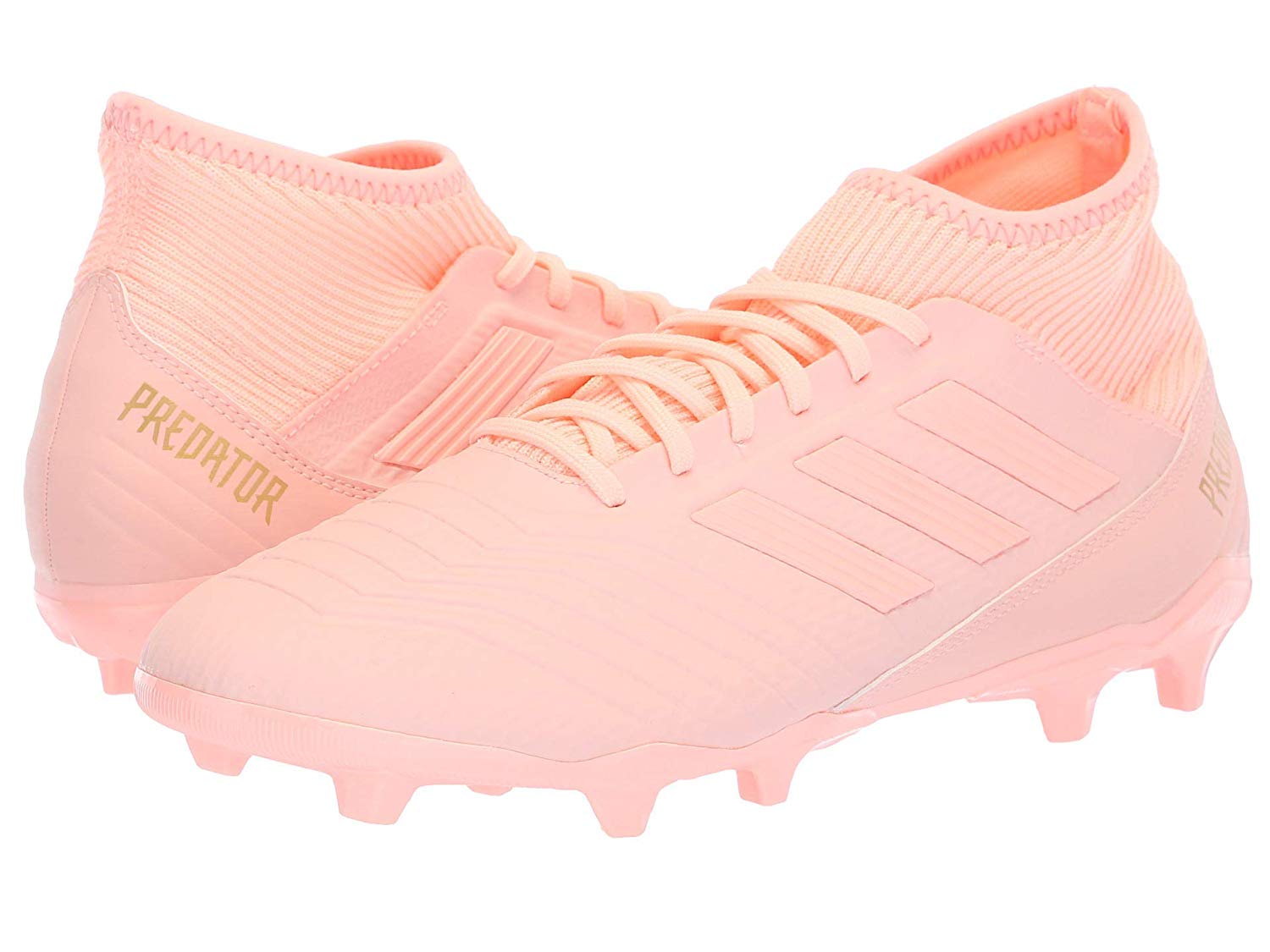 [adidas(アディダス)] メンズサッカーシューズ・靴 Predator 18.3 FG Clear Orange/Clear Orange/Trace Pink 7.5 (25.5cm) D – Medium